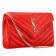 Saint Laurent Monogram Wallet On Chain Red