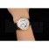 Swiss Cartier Rotonde Annual Calendar White Dial Gold Case Black Leather Strap