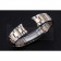 Rolex Plated Yellow Gold and Stainless Steel Link Bracelet  622485