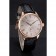 Patek Philippe Calatrava Gray Dial Rose Gold Case Black Leather Strap