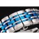 Omega De Ville Moonphase Tourbillon White Dial Stainless Steel Case Two Tone Steel Blue Bracelet
