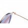 Miu Miu Noir Light Blue Full Circle Round Frames Sunglasses 307884