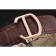 Cartier Calibre De Cartier Small Seconds White Dial Rose Gold Case Brown Leather Strap