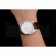 Swiss Patek Philippe Calatrava White Dial Stainless Steel Case Brown Leather Strap