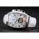 Franck Muller Casablanca White Croco Leather Strap White Dial 80281