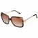 Cartier Panthere Diamond Detail Brown Frame Sunglasses 308289