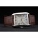 Cartier Tank Anglaise 36mm White Dial Stainless Steel Case Brown Leather Bracelet