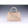 Prada Saffiano Lux Top Handle Beige