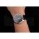 Patek Philippe Calatrava Dark Gray Dial Stainless Steel Case Black Leather Strap