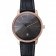 Swiss Vacheron Constantin Patrimony Grey Dial Gold Diamonds Case Black Leather Bracelet    1454173