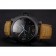 Swiss Panerai Luminor Ceramica Flyback Chronograph Black Dial Black Case Brown Leather Strap