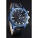 Maurice Lacroix Pontos S Supercharged Black And Blue Dial Black Leather Bracelet 1454224