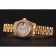 Swiss Rolex DayJust Diamond Pave White Dial Gold Diamond Bracelet 1453957