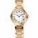 Cartier Ballon Bleu White Dial Yellow Gold Stainless Steel Bracelet 1454191