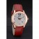 Chopard Red Leather Bracelet Watch 80276