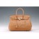 Hermes Birkin Horse Embossed Gold Hardware Tote Tan