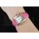 Cartier Tank MC Gold Case White Dial Pink Leather Strap  622176