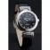 Omega Ladymatic Black Dial Black Leather Bracelet  622458