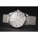 Patek Philippe Calatrava Small Seconds Silver Engraved Dial Stainless Steel Case And Bracelet