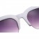 Miu Miu Square White Frames Sunglasses 307882