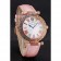 Franck Muller Double Mistery 4 Saisons White Dial Rose Gold Case Light Pink Leather Strap