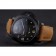 Panerai Luminor 1950 GMT Ceramica Black Dial Matte Black Case Brown Suede Leather Strap