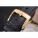 Hermes Dressage Blue Dial Gold Case Black Leather Strap