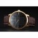 Swiss Vacheron Constantin Patrimony Grand Taille Black Dial Gold Case Brown Leather Bracelet  1454178